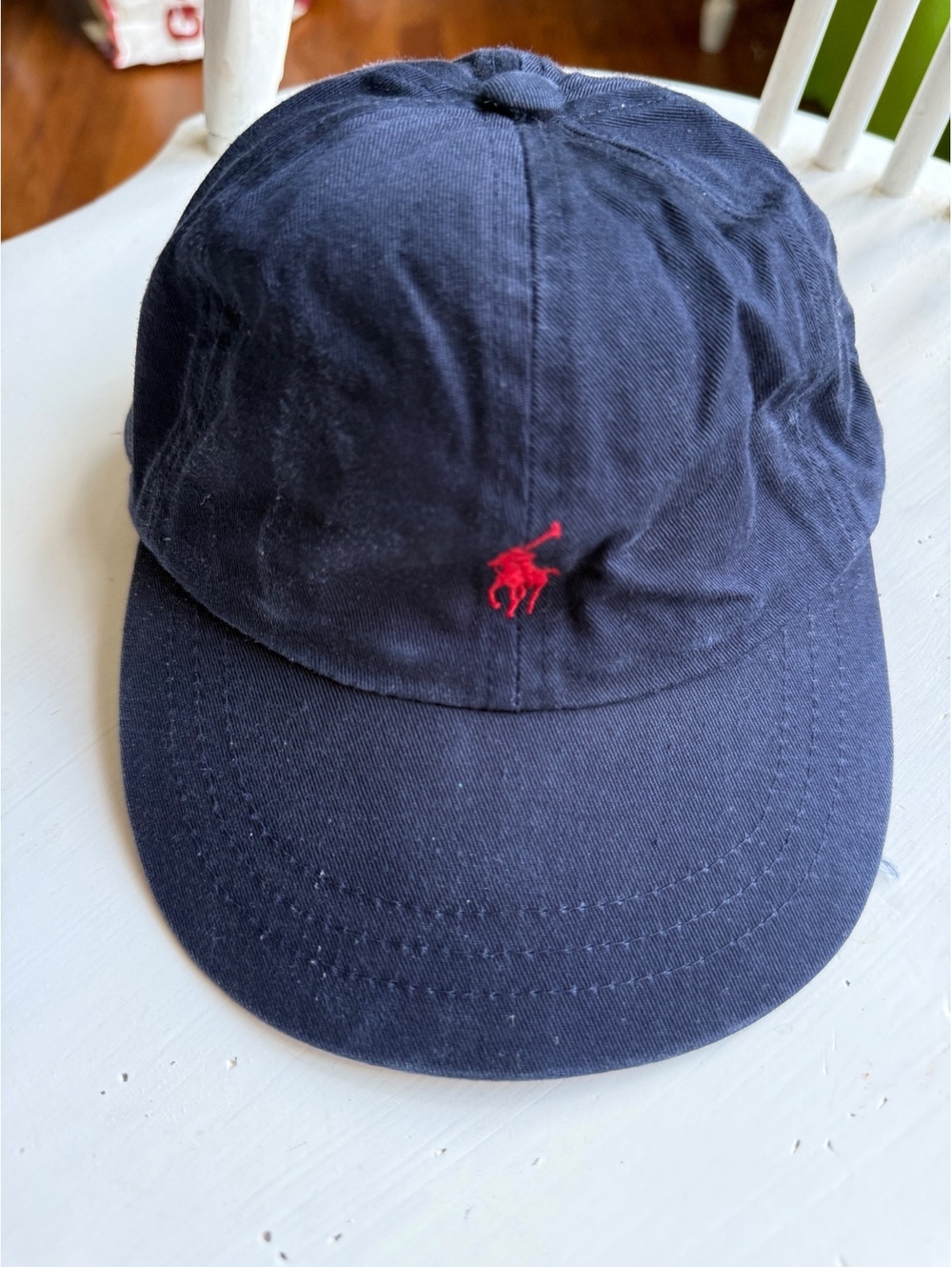 Ralph Lauren Infant Navy Blue Cotton Baseball Cap